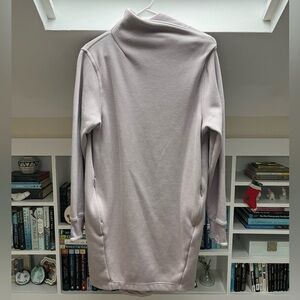 Athleta Mock neck Fleece tunic dress, Lavender